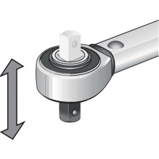 Drehmomentschlüssel 3/4 Zoll 80-400 Nm Skalenteilung 1 Nm TECWERK