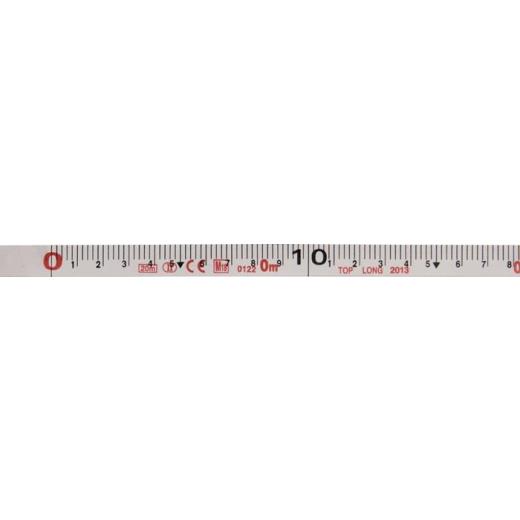 Kapselbandmaß L.30m Bandbr.13mm 2 mm/cm EG II ABS Nylon-Fiber TECWERK