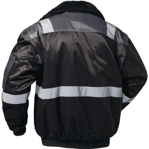 Kombipilotenjacke 4 in 1 Kirkenes Gr.XL schwarz/grau NORWAY