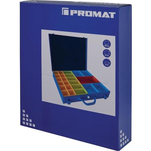 Sortimentskasten B438xT342xH70mm 23 Fächer blau blau TECWERK