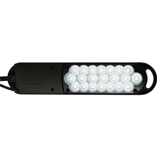 Schreibtischleuchte Metall/Ku.schwarz H.max.410mm Standfuß m.LED