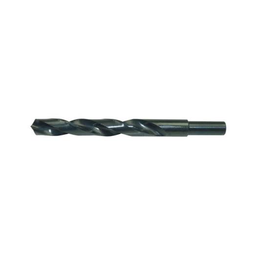 Spiralbohrer HSS - DIN 338 Typ N | rollgewalzt, abgesetzter Schaft | Ø 19,5 (Schaft-Ø 13mm) x 205 mm | 1 Stück