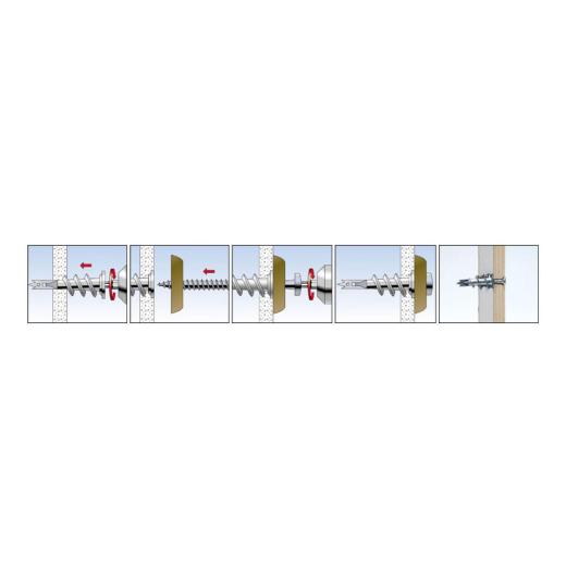 fischer Gipskartondübel GKM 12 | 100 Stück