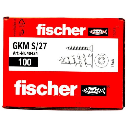 fischer Gipskartondübel GKM 27 | 100 Stück
