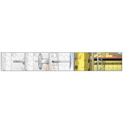 fischer Dämmstoffhalter DHK 140 - 200 Stück