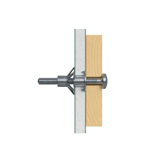 Hohlraum-Metalldübel HM 6 x 37 S | 50 Stück