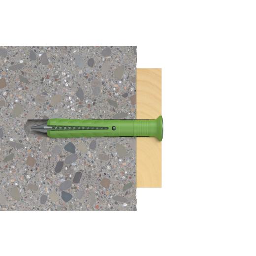 fischer Nageldübel N Green 8 x 100/60 S Senkkopf | 45 Stück