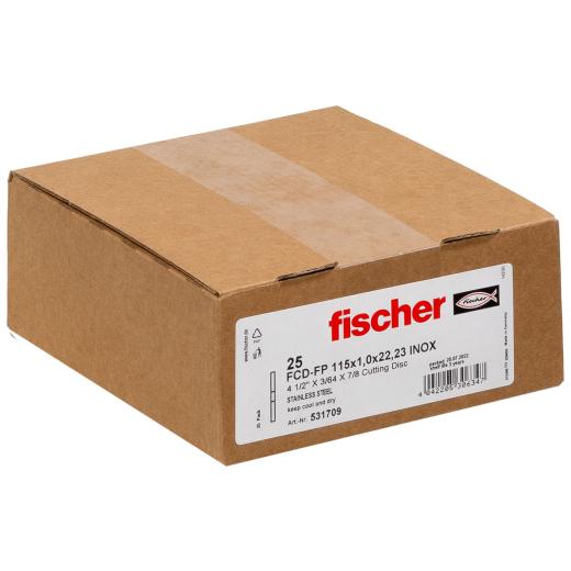 fischer Trennscheibe FCD-FP 115 x 1,0 x 22,23 plus | 25 Stück
