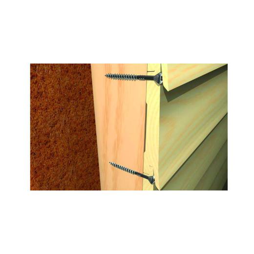 fischer Holzfassadenschraube 4,5 x 50/30, TX20, Senkkopf,  Edelstahl A2 - 300 Stück