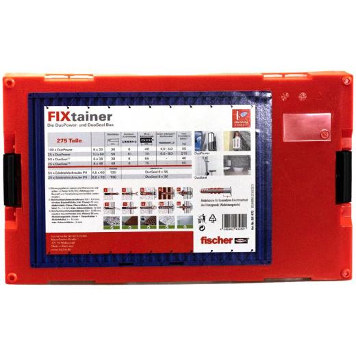 fischer FixTainer DuoPower und DuoSeal-Box mit Edelstahlschrauben (275 teilig)