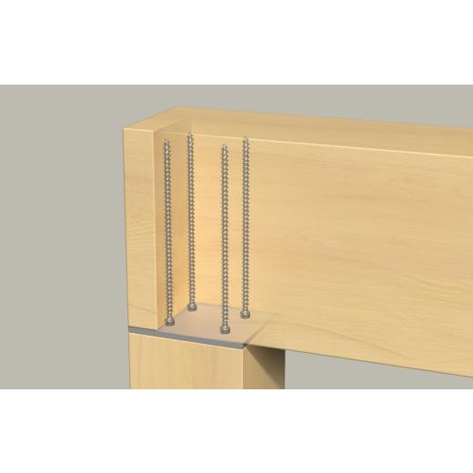 PowerFull II 10 x 320 | Zylinderkopf TX, Stahl gvz, blau passiviert | 25 Stück