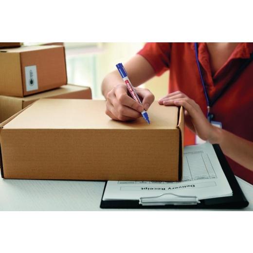 Permanentmarker 400 rot Strich-B.1mm Rundspitze EDDING | 10 Stück