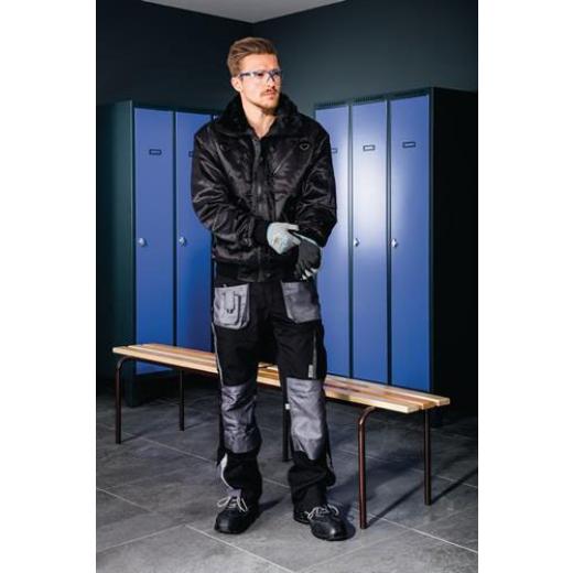 Schutzbrille Daylight Flex EN 166 Bügel grau/dunkelblau,Scheibe klar PC PROMAT