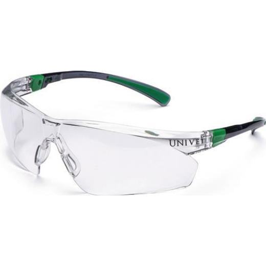 Schutzbrille 506 UP EN 166,EN 170 Bügel schwarz/grün PC UNIVET