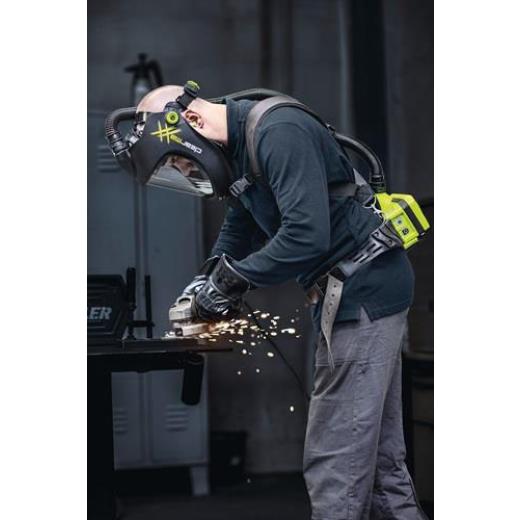 Schleifhelm Clearmaxx u.a.Gebläseatemschutz E3000X Scheibe:PC OPTREL