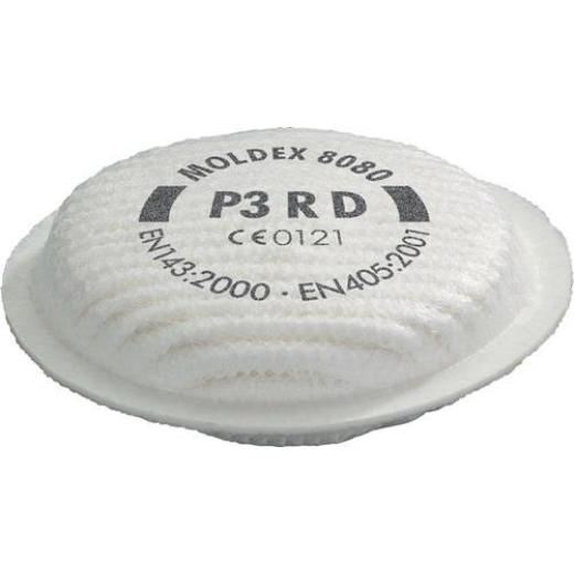 Partikelfilter 808001 EN 143:2000+A1:2006 P3 R D f.Ser.8000 MOLDEX | 8 Stück