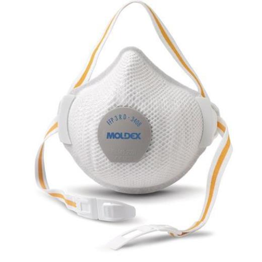 Atemschutzmaske Air Plus ProValve 340801 FFP3/V R D m.Ausatemventil MOLDEX | 5 Stück