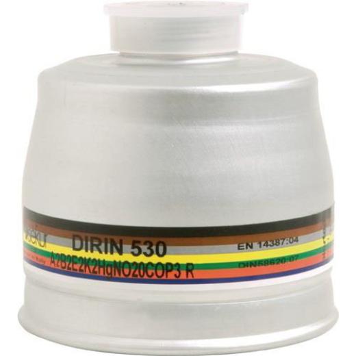 Mehrbereichskombifilter DIRIN 530 A2B2E2K2 HgNO 20CO-P3 f.EKASTU