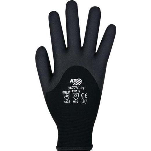 Kälteschutzhandschuhe Gr.9 schwarz EN 388,EN 511 PSA II | 6 Stück