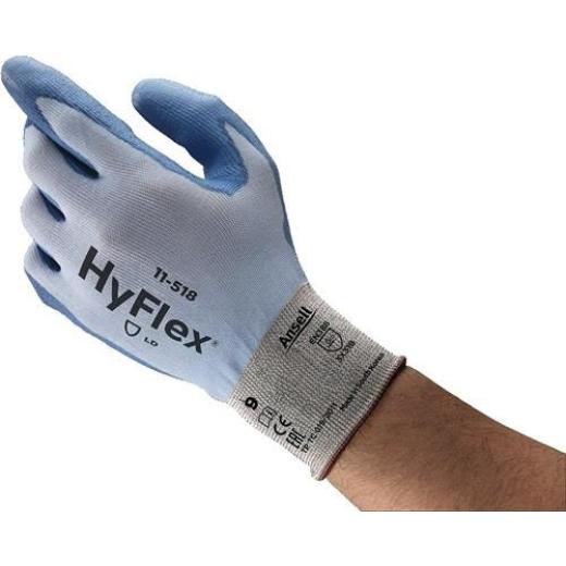 Schnittschutzhandschuhe HyFlex® 11-518 Gr.8 blau EN 388 PSA II 12 PA | 12 Stück