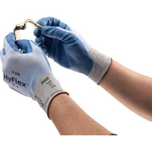 Schnittschutzhandschuhe HyFlex® 11-518 Gr.9 blau EN 388 PSA II 12 PA | 12 Stück