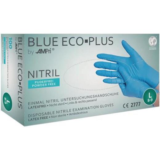Einw.-Handsch.Blue Eco Plus Gr.L blau Nitril 100 St./Box