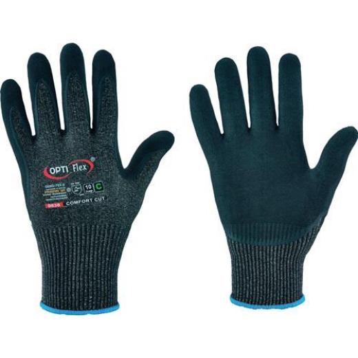Schnitthandschuh Comfort Cut Gr.8 schwarz meliert/schwarz EN 388 PSA II 12 PA | 12 Stück