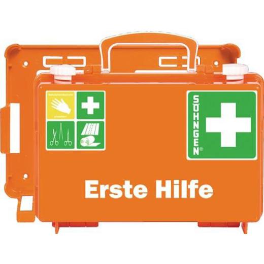 Erste Hilfe Koffer kl. Quick CD B260xH170xT110ca.mm orange SÖHNGEN