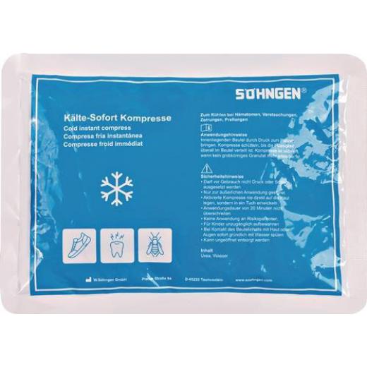 Kälte-Sofortkompressen kl.L.ca.150xB.ca.210mm o.Vorkühlung SÖHNGEN