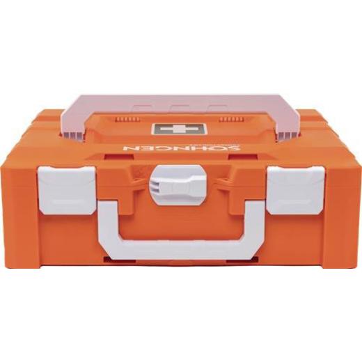 Erste Hilfe Koffer metaBOX 145M B226xH346xT145ca.mm orange SÖHNGEN