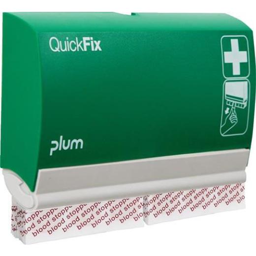 Pflasterspender QuickFix Blood stopper B230xH135xT32ca.mm grün PLUM