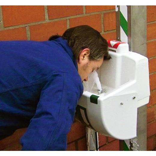Augendusche PremiumLine m.Auffangbecken+Abdeck.Wm.3/8 AG Zoll B-SAFETY