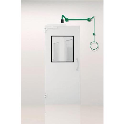 Notdusche Classicline m.Zugst.Über-Tür-Montage Anschl.3/4 IG Zoll B-SAFETY