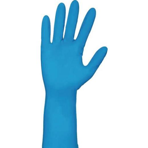 Einw.-Handsch.HighRisk Pro Gr.L blau PSA III Nitril
