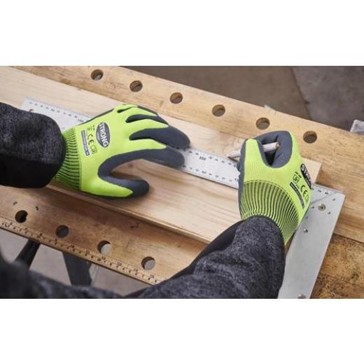Handschuhe Flexter Gr.11 neogelb/grau EN 388 PSA II 12 PA | 12 Stück