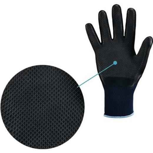 Handschuhe GRIDSTER Gr.11 dunkelblau/schwarz EN 388,EN 407 PSA II STRONGHAND | 12 Stück