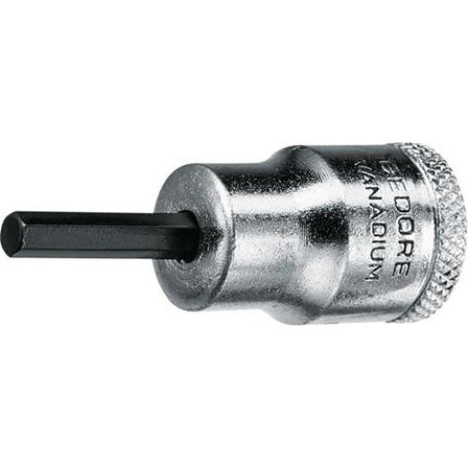 Steckschlüsseleinsatz IN 30 3/8 Zoll Innen-6-kant SW 6mm L.47mm GEDORE