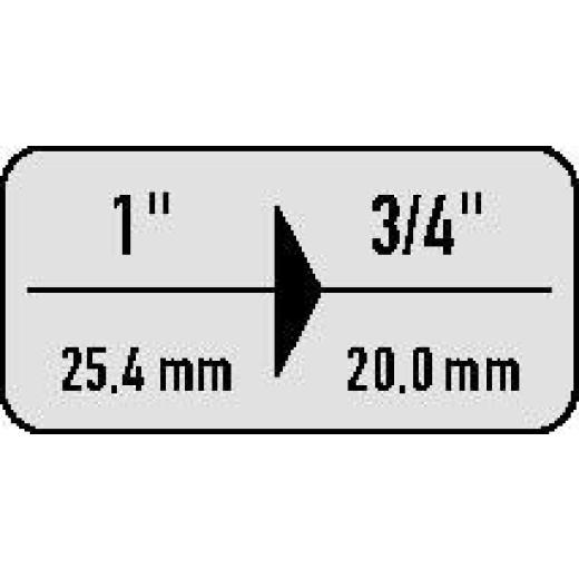 Reduzierstück KB 2132 Antriebs-4-KT.1 ” Abtriebs-4-KT.3/4 ” GEDORE