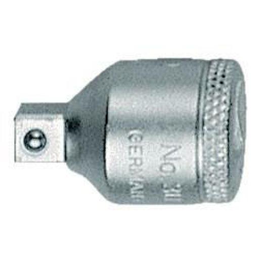Reduzierstück 3020 Antriebs-4-KT.3/8 Zoll Abtriebs-4-KT.1/4 Zoll L.28mm GEDORE