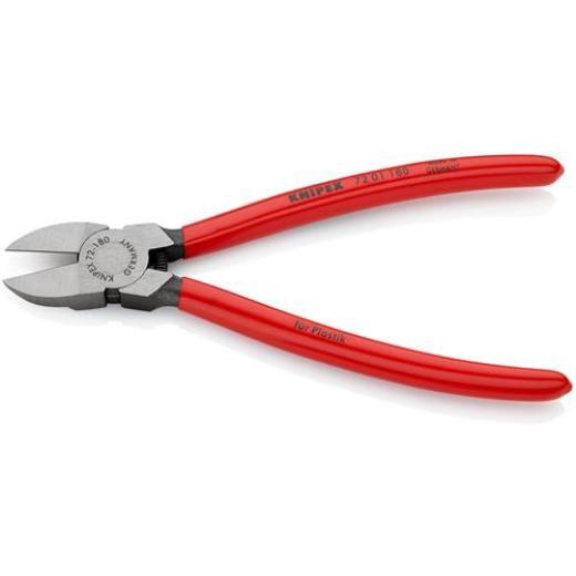 Seitenschneider f.Ku.Gesamt-L.180mm ger.Ku.-Überzug KNIPEX
