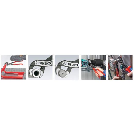 Wasserpumpenzange Cobra® L.180mm Spann-W.36mm verchr.Ku.-Überzug KNIPEX