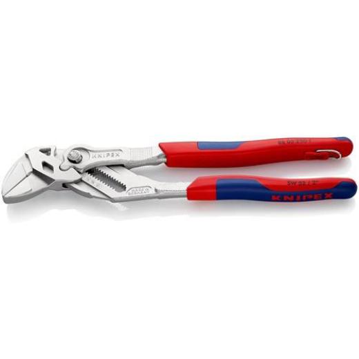 Zangenschlüssel L.250mm Spann-W.52mm verchr.Mehrkomp.-Hülle m.Öse KNIPEX