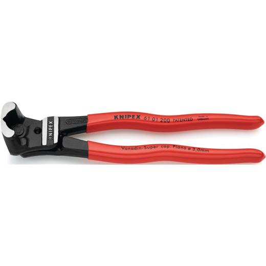 Bolzenvornschneider Gesamt-L.200mm Kopf pol.Ku.-Überzug KNIPEX