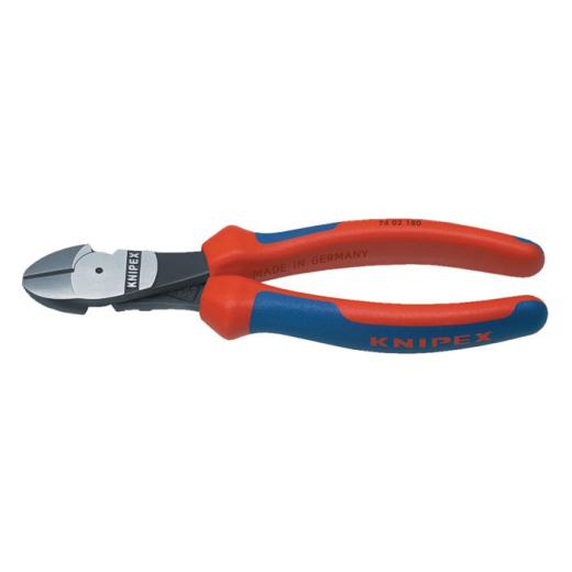 Kraftseitenschneider L.160mm pol.Form 0 2K-Hülle KNIPEX