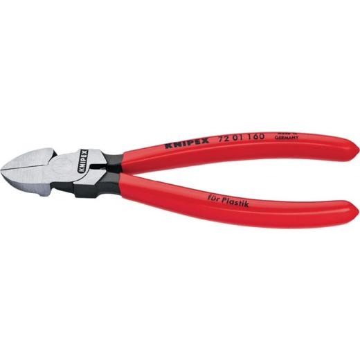 Seitenschneider f.Ku.Gesamt-L.140mm pol.ger.Ku.-Überzug KNIPEX