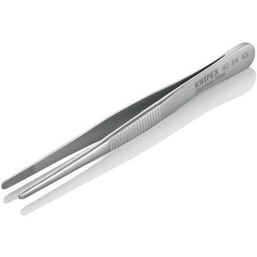 Präzisionspinzette L.120mm ger.Spitzenbreite 3mm verchr.KNIPEX