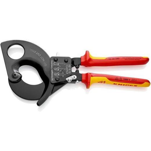 Kabelschneider Gesamt-L.280mm max.52 (380 mm²)mm Mehrkomp.-Hüllen VDE KNIPEX
