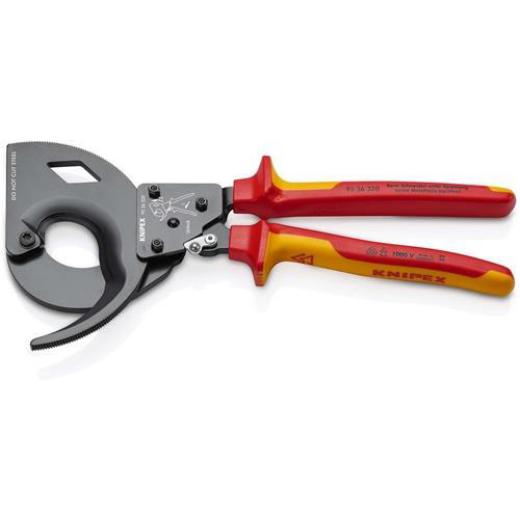 Kabelschneider Gesamt-L.320mm max.60 (600 mm²)mm pol.Mehrkomp.-Hüllen VDE KNIPEX
