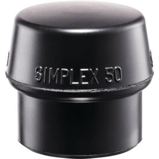 Schonhammerkopf SIMPLEX Kopf-Ø 80mm Gum.schwarz mittelh.HALDER