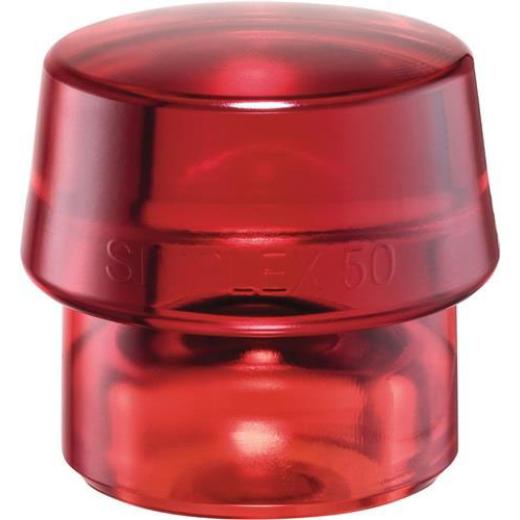 Schonhammerkopf SIMPLEX Kopf-Ø 50mm Plastik rot hart HALDER